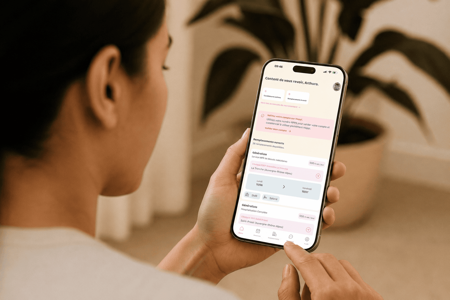 L’app Hoppi : remplacements ouverts et rémunération affichée